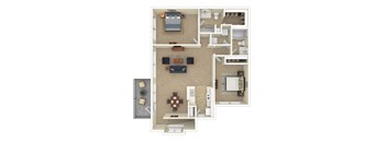 3D Floor plan rendering