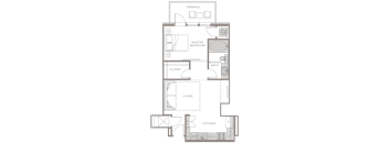 the first floor plan of the house