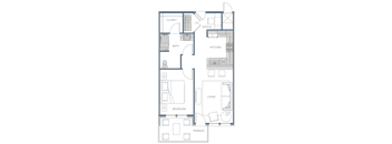 a floor plan of a house
