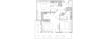 a floor plan of a house
