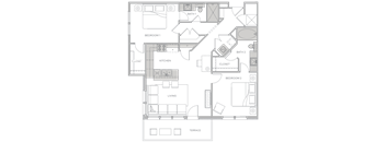 a floor plan of a house