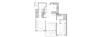 a floor plan of a house