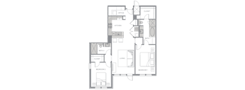 a floor plan of a house