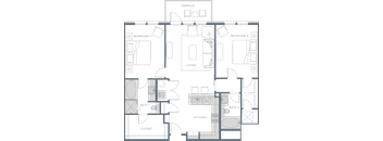a floor plan of a house