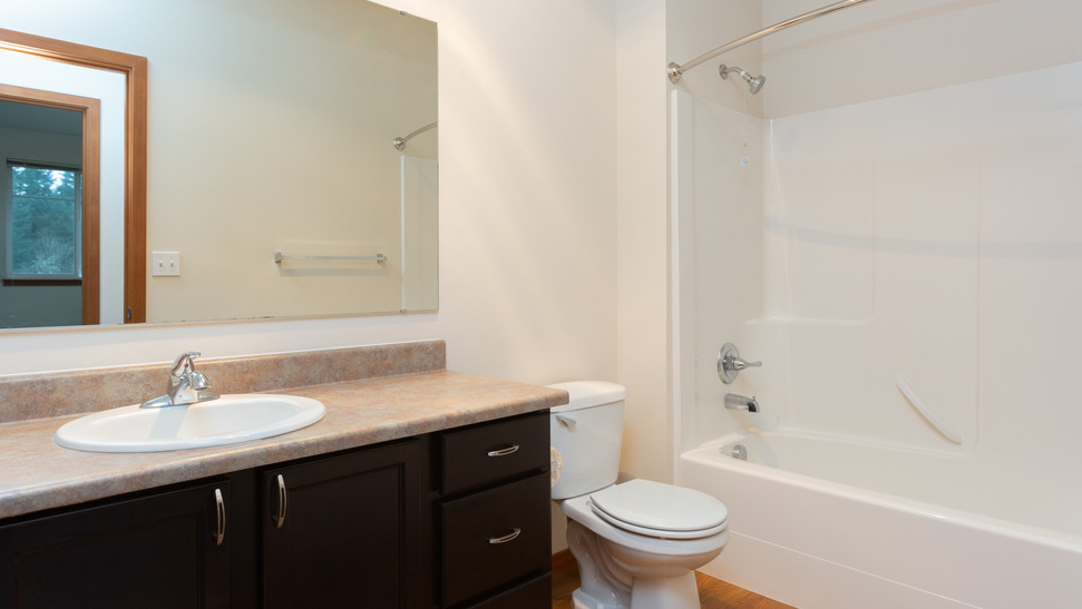 a bathroom with a sink toilet and a shower