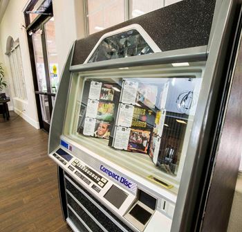 Piano and Jukebox in Resident Clubhouse