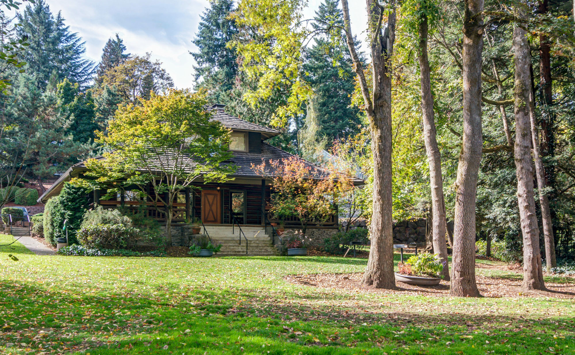 plenty of green spaces