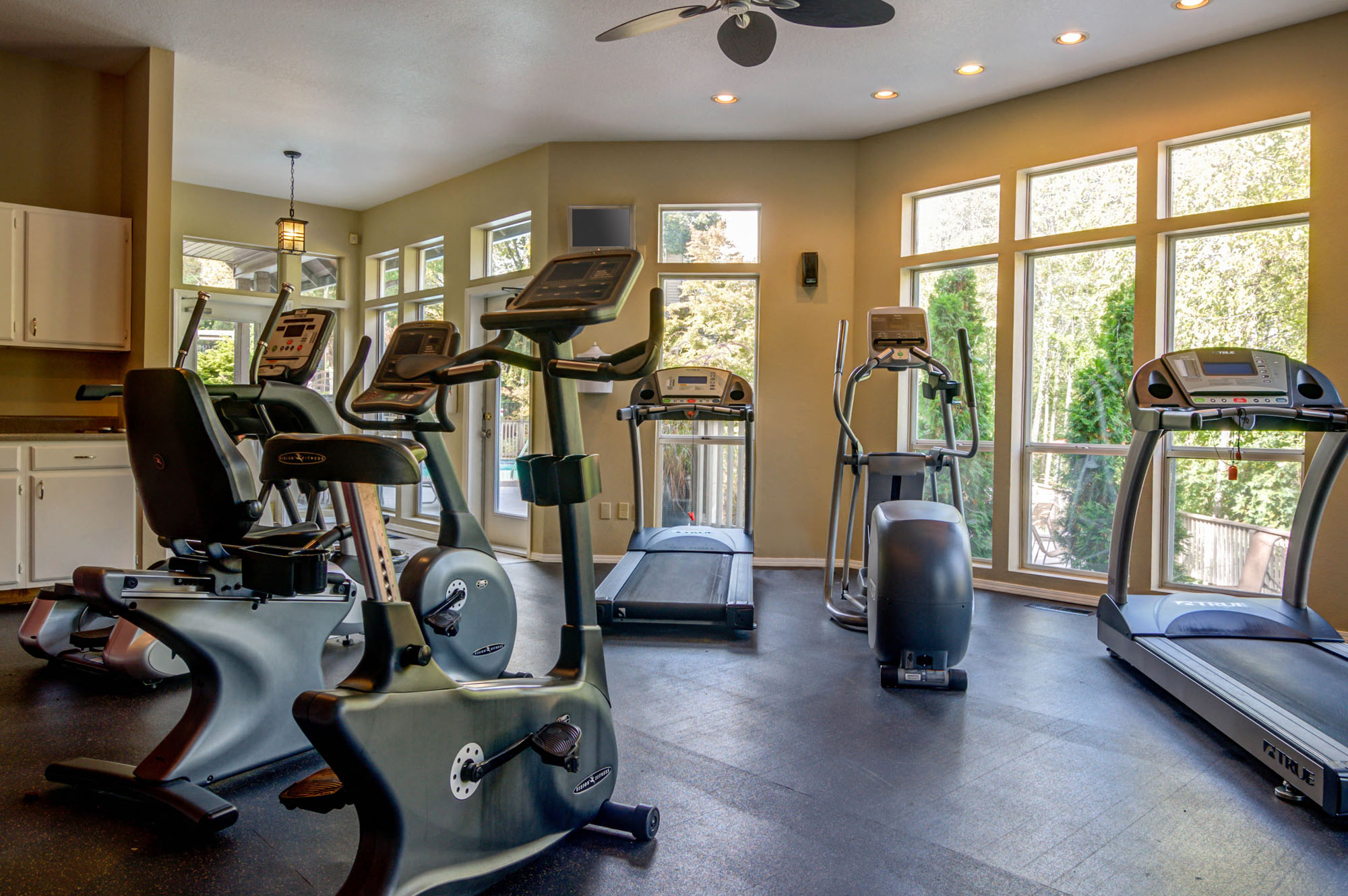 updated fitness center