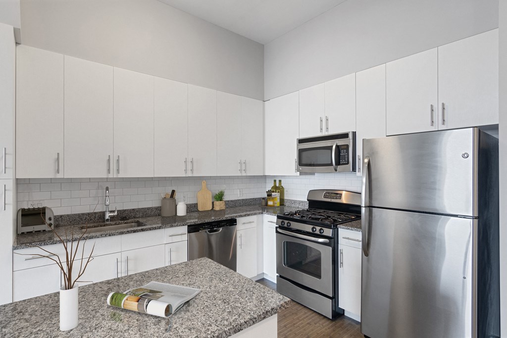 kitchen with stainless steel appliances