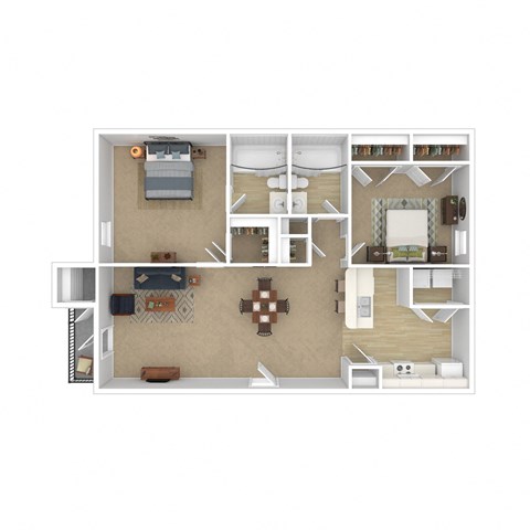 3D Floor plan rendering