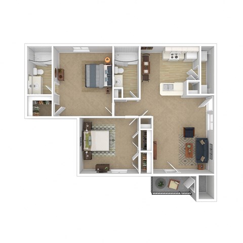 3D Floor plan rendering