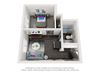 1 Bed 1 Bath Buckingham floor plan