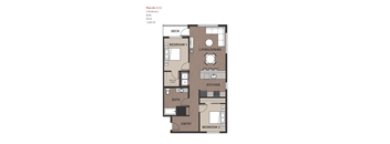 2 Bedroom Plan 2A