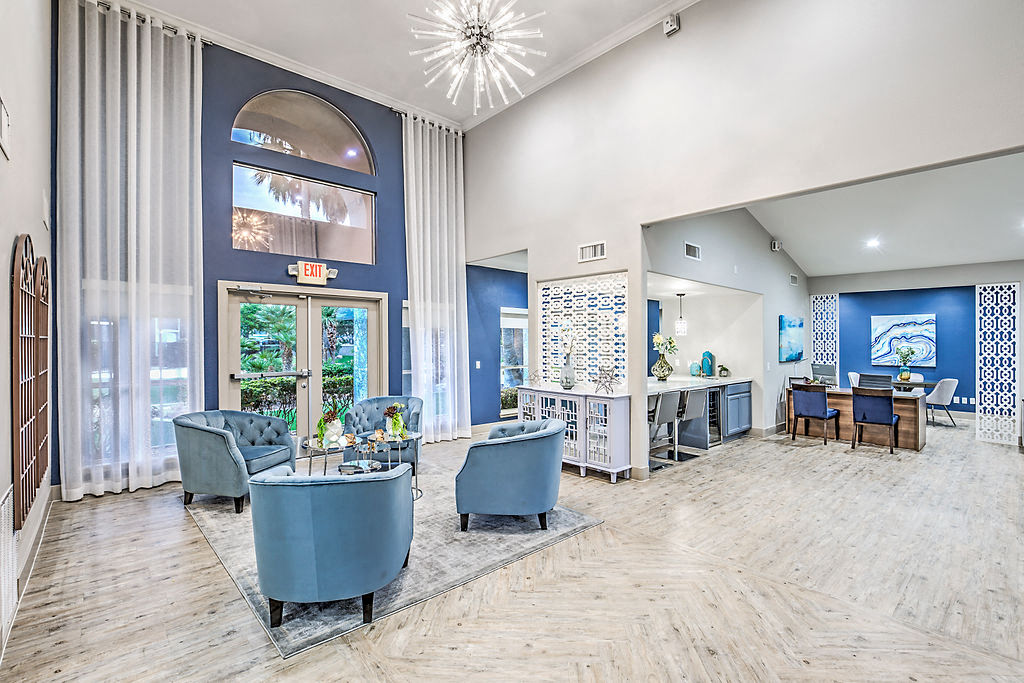 clubhouse seating area