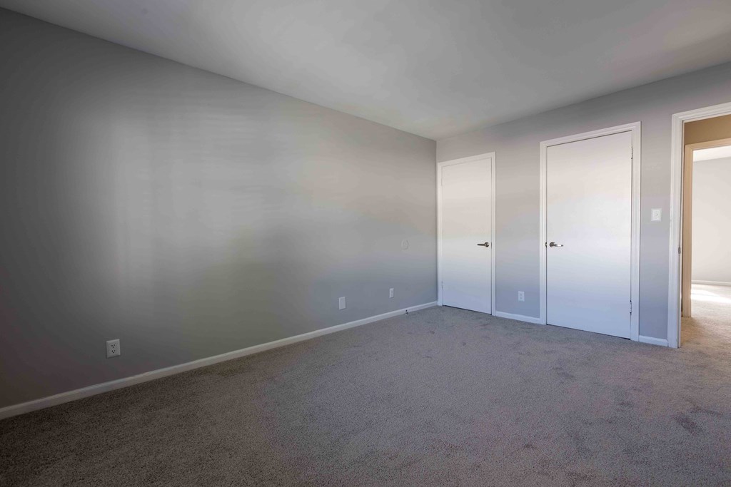 Spacious bedroom with large closet at Reserve at Providence apartments in Charlotte near Matthews, NC