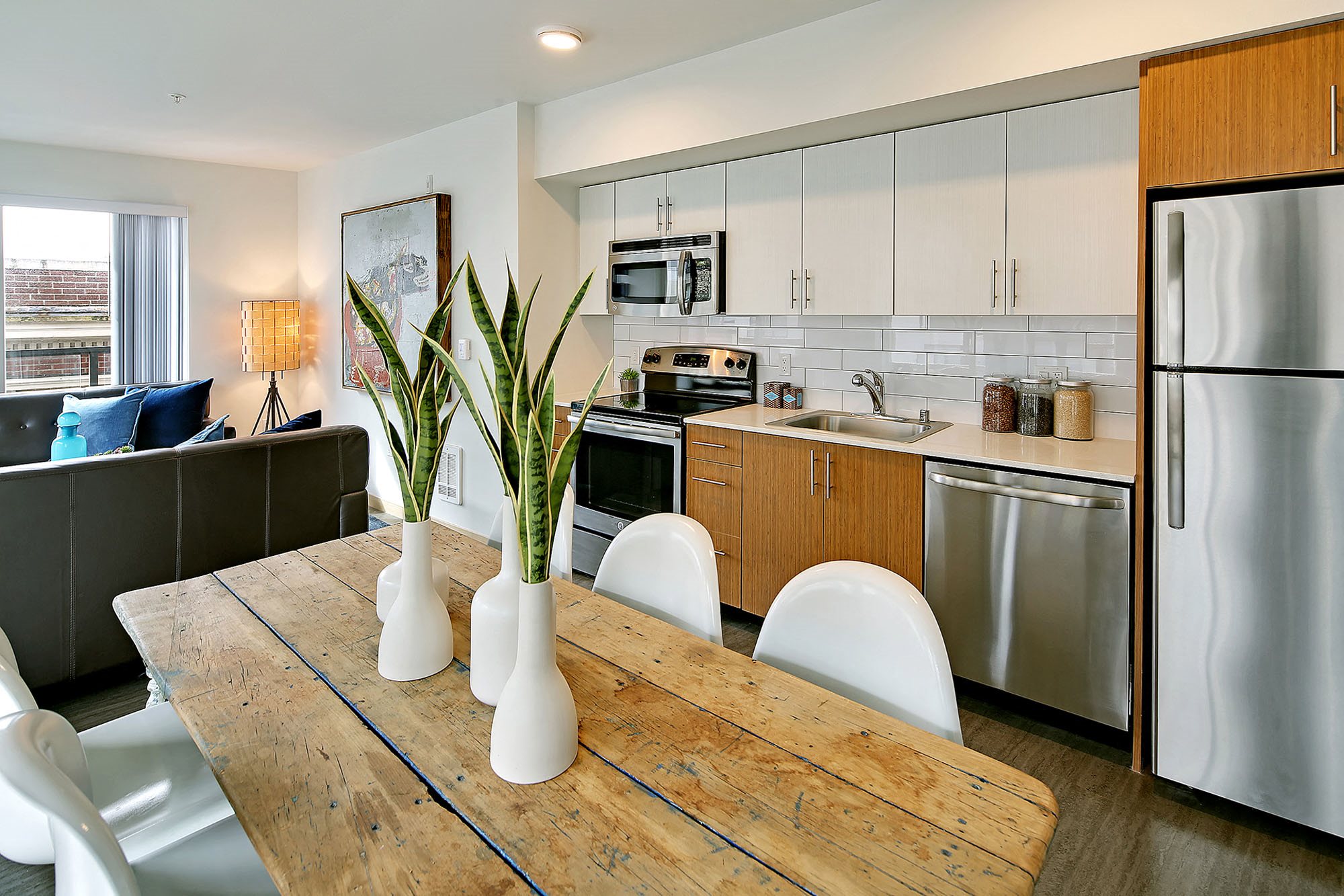 stainless steel appliances