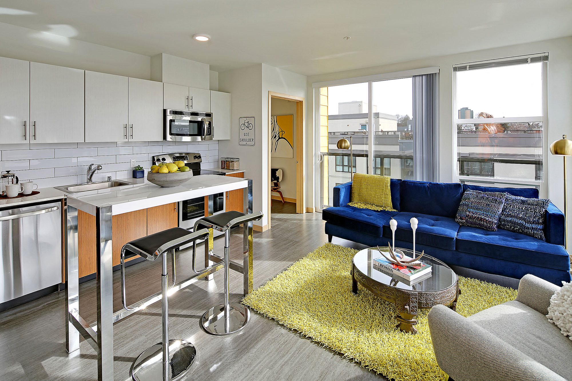 large windows with plenty of natural light