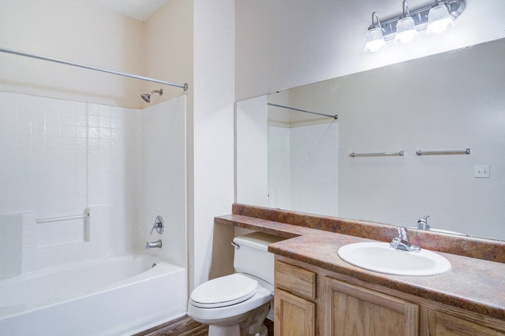 Rutland Place apartments in Macon, Georgia photo of bathroom