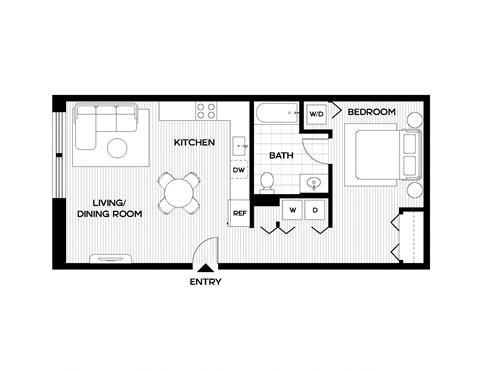 bedroom floor plan  the circulatory