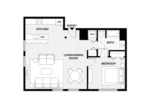 bedroom floor plan  the circulatory