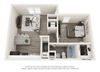 one bedroom floorplan
