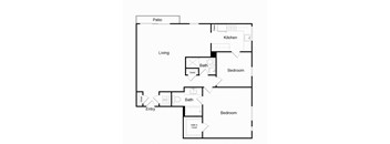 a floor plan of a small apartment