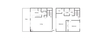 a floor plan of a small apartment
