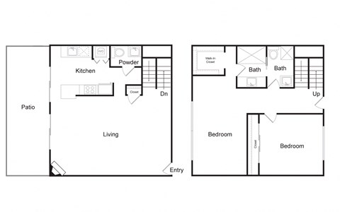 a floor plan of a small apartment