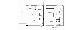 a floor plan of a house