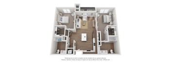 the outlook floor plan  3 bedroom  1199 sq ft