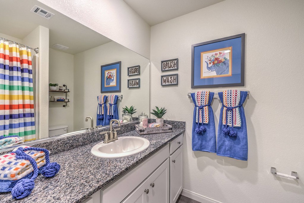 Shadow Bay Luxury Homes for Lease - Bathroom with stone vanity