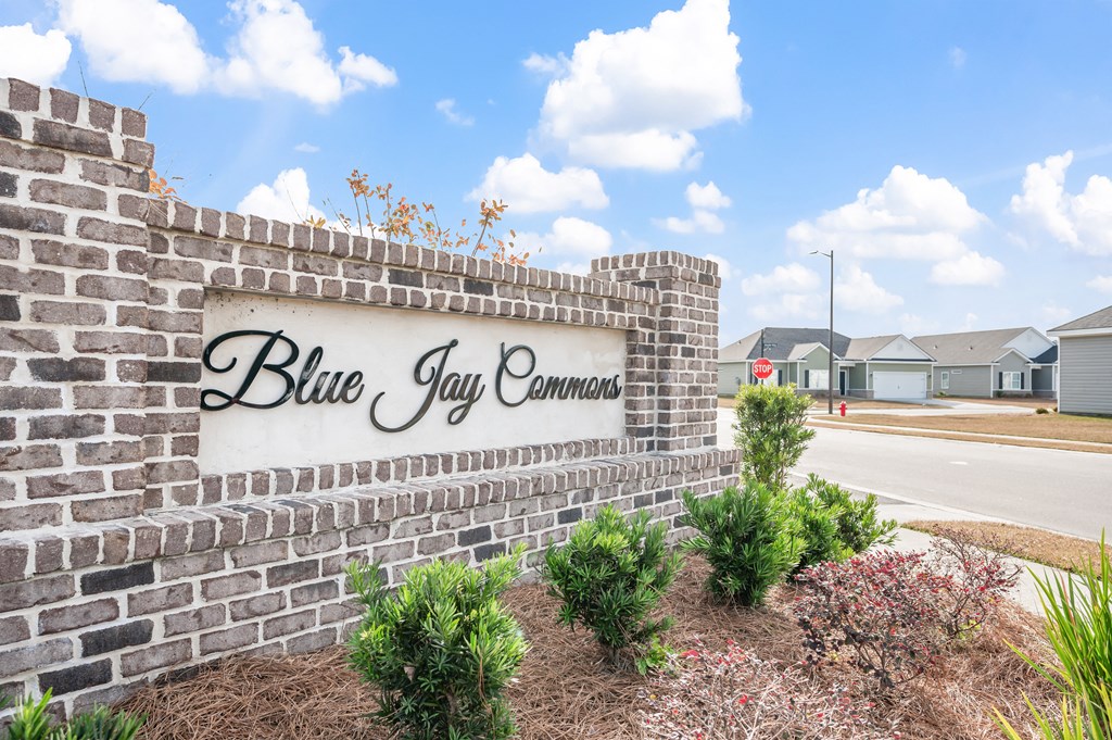 Blue Jay Commons Homes in Rincon, GA photo of monument sign