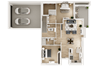 2 bed, 2 bath, 1151 sq ft
