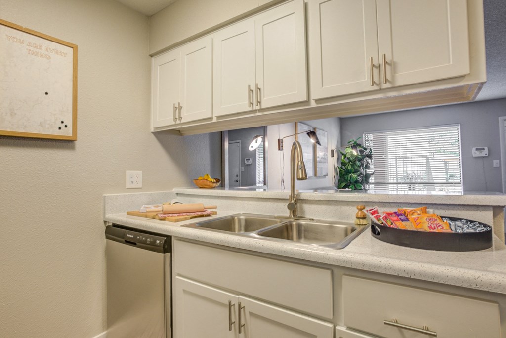 Apartments for Rent in Glendale-Ardella on 67th-Kitchen with Overhead Lighting, Stainless Steel Appliances, and Lots of Cabinet Space