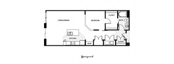 a floor plan of a small home