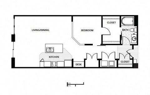 a floor plan of a small home