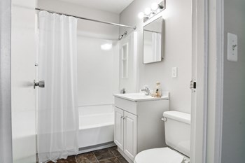 bathroom with white vanity - Photo Gallery 7