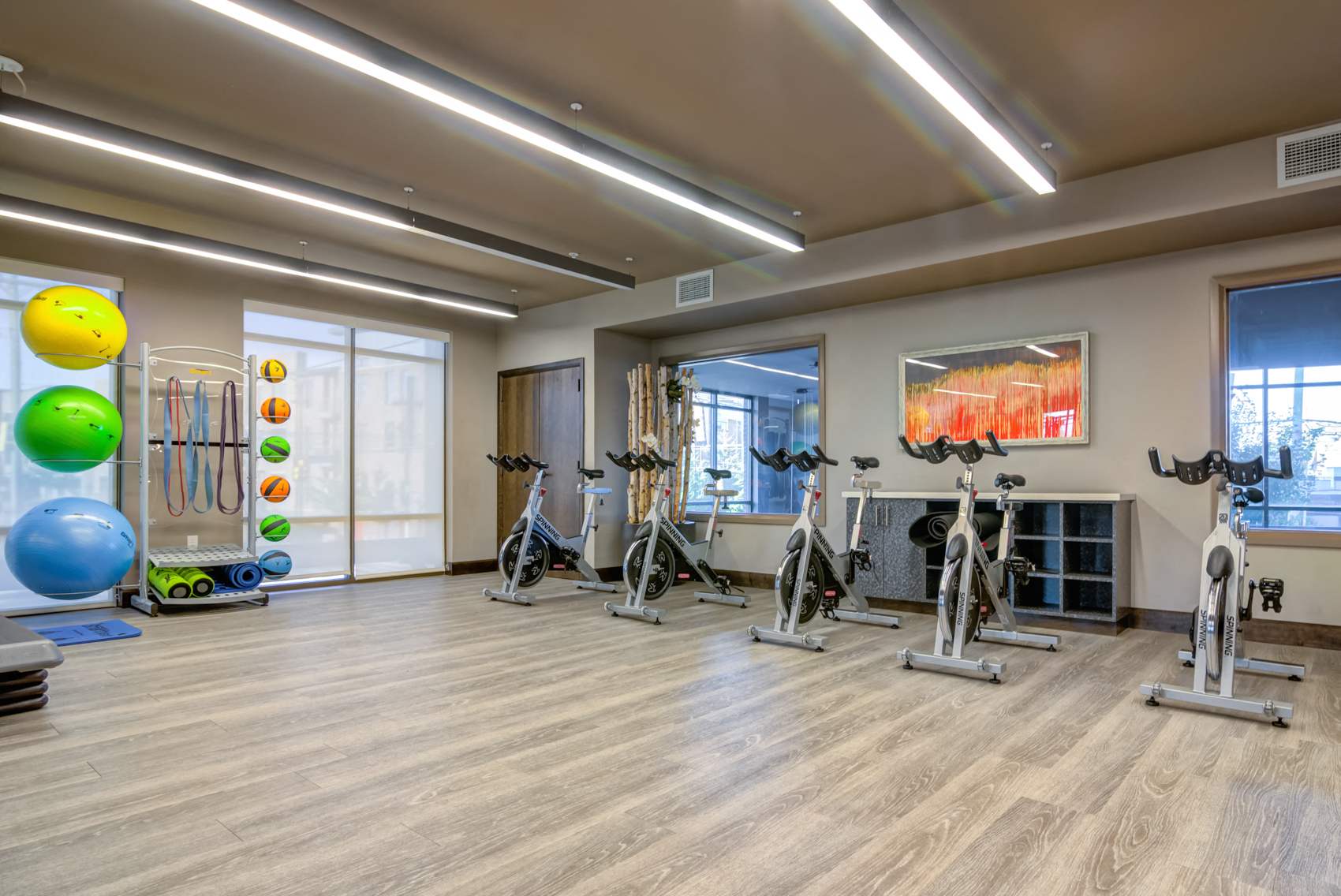 Carillon apartments in Nashville, TN photo of fitness center