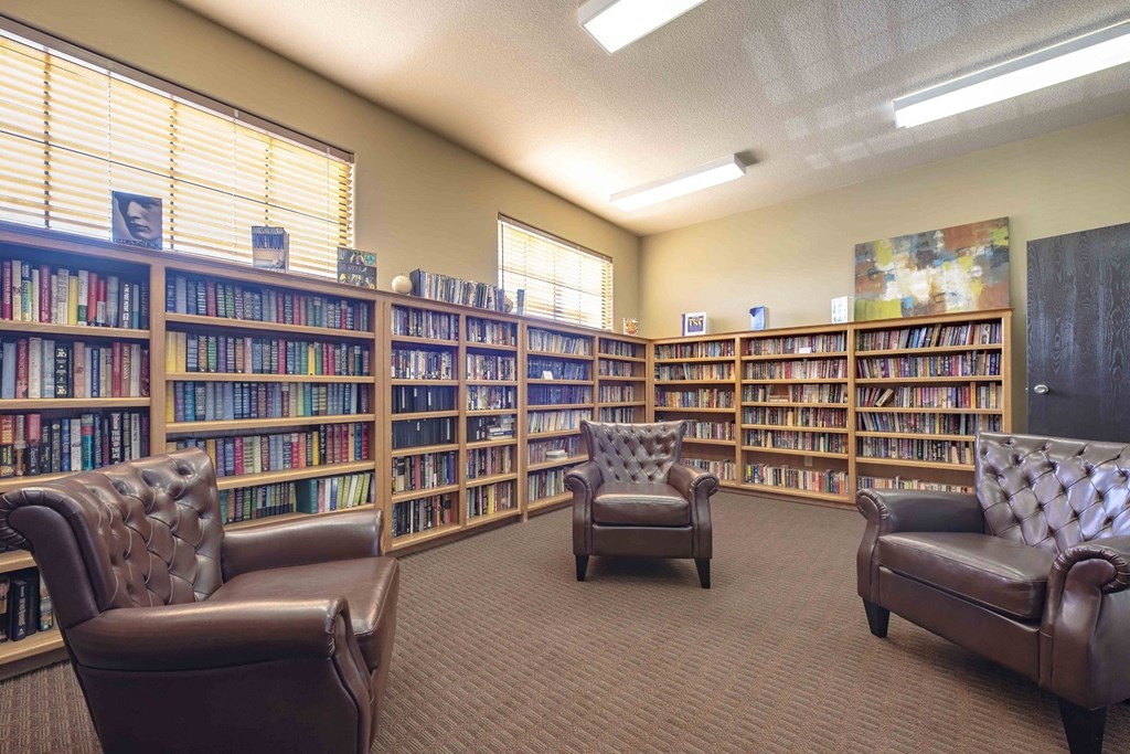 High Desert Villas apartments in Victorville California photo of library