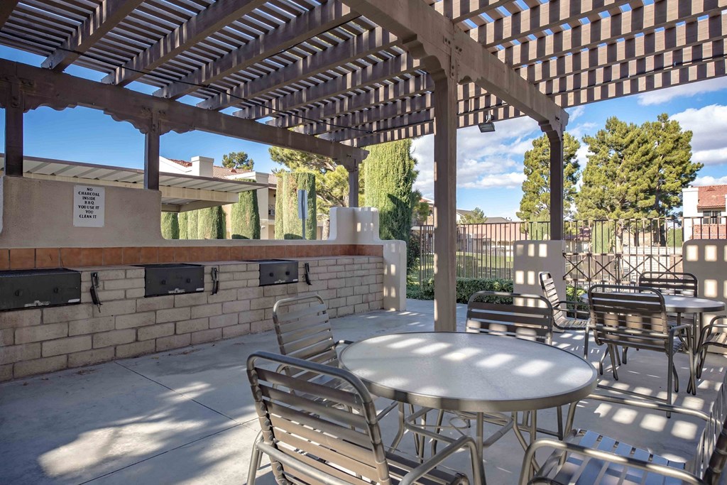 High Desert Villas apartments in Victorville California photo of outdoor grill