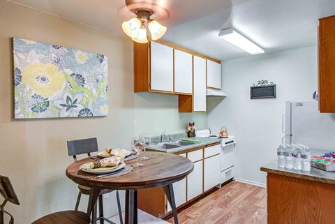 High Desert Villas apartments in Victorville California photo of dining room and kitchen
