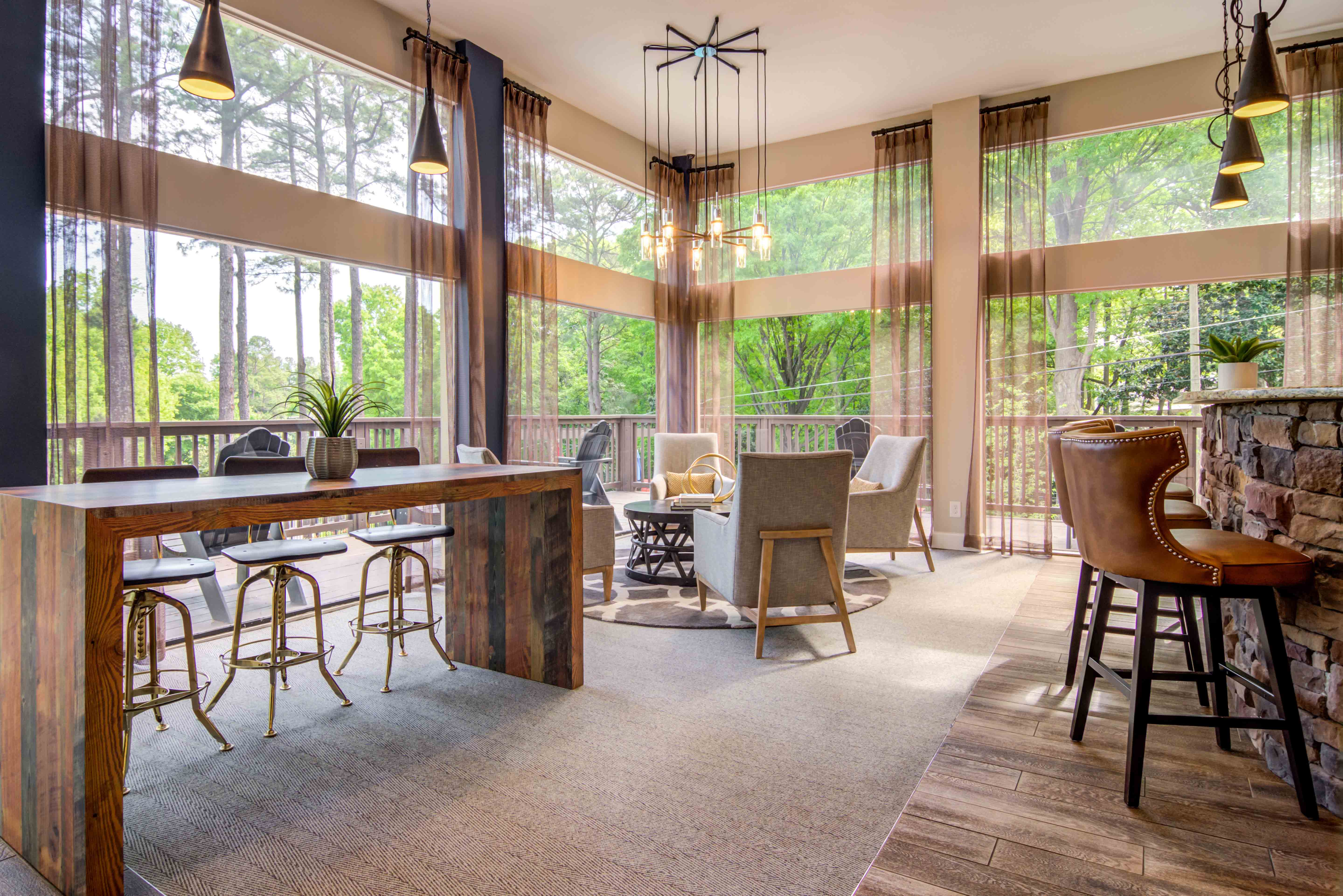 Stratford Ridge Marietta Ga Apartments Leasing Center seating area