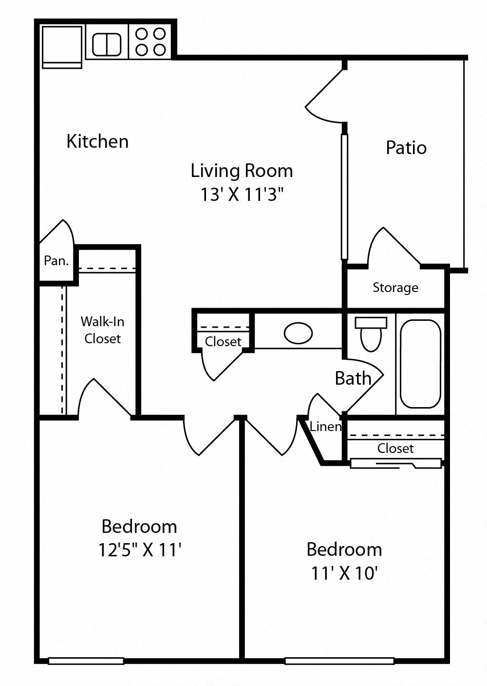 2/1 floorplan
