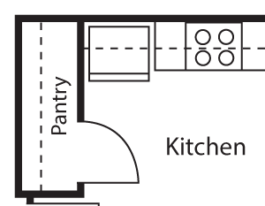 1 Bed 1 Bath Floor plan 1 Bed - 1 Bath |746 sq ft 1 Bed 1 Bath B Floor plan at Emerald Crest, Washington