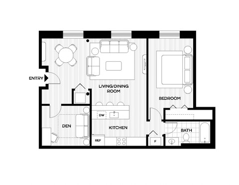 bedroom floor plan  the circulatory