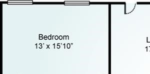 THE OAK Floorplan The Oak, 2 Bed, 2 Bath, 1380 sq. ft.