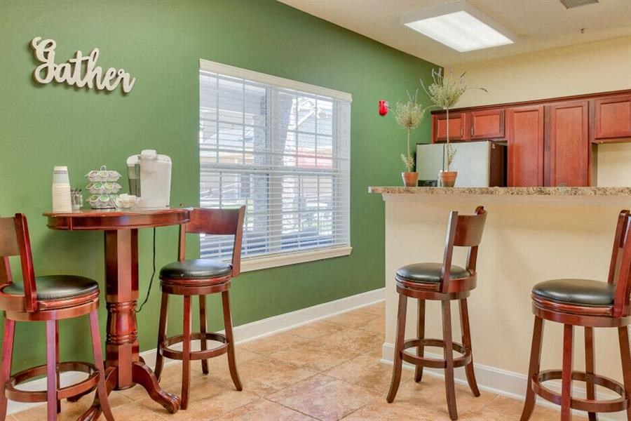 Apartments in Oakridge, TN for Rent - Centennial Village - Clubhouse Kitchen