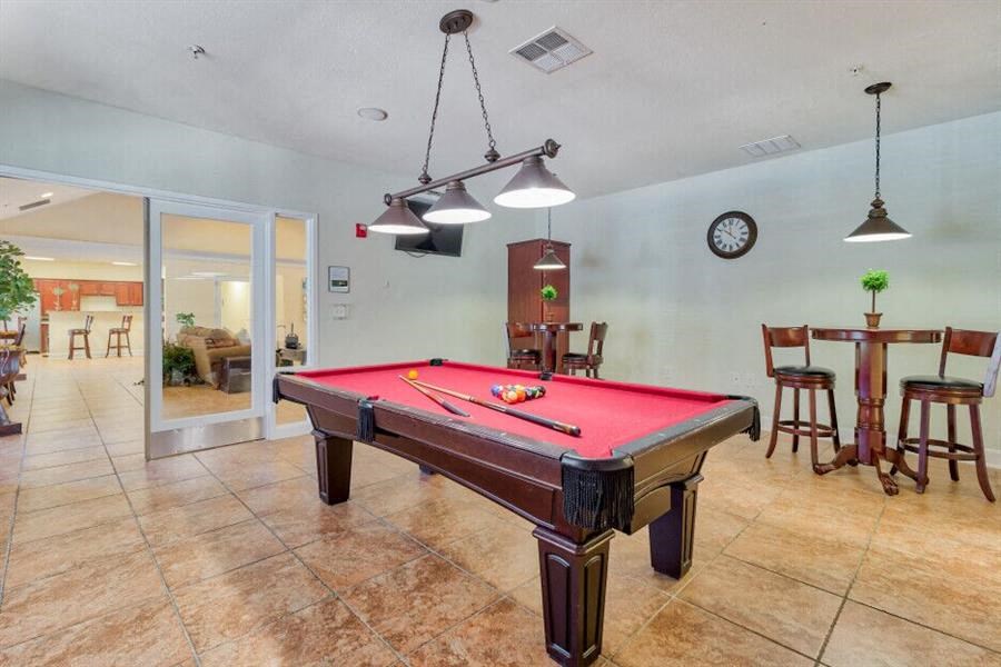 Apartments in Oakridge, TN for Rent - Centennial Village - Clubhouse with Pool Table