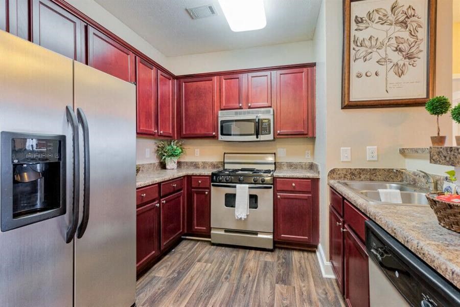Centennial Village Apartments in Oakridge Tennessee photo of kitchen