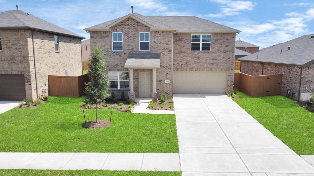 a house with a large yard